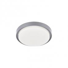 Kuzco EC44509-GY - Circular Cast Aluminum Body And FrameLightly Textured Powder-Coat FinishRound Opal Polymeric