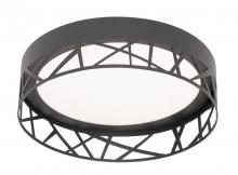  BOF121400L30D1BK - Boon 12" LED Flush Mount