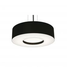  MCP1932LAJUDBK-BK - Montclair 19'' LED Pendant - 18W 120-277V,BK w/ BK