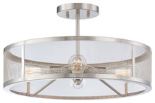  4134-84 - 4 LIGHT SEMI FLUSH MOUNT