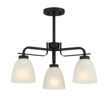  4883-66A - 3 LIGHT SEMI FLUSH / CHANDELIER