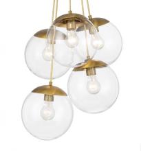  2745-695 - 5 LIGHT, PENDANT FIXTURE IN METAL