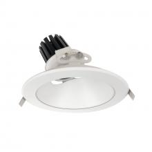  NC3-89L135NMPW - 8" Sapphire III Round Adjustable Reflector, 900lm, 3500K, Narrow Flood Optic, Matte Powder White