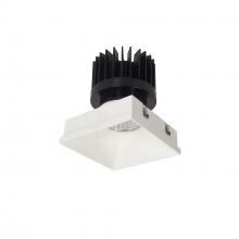  NIO-4PSTLNDC40XMPW/HL - 4" Iolite PLUS Square Trimless Downlight, 1500lm/2000lm/2500lm (varies by housing), 4000K, Matte