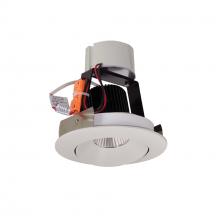  NIR-4RC50XWW - 4" Iolite LED Round Adjustable Cone Retrofit, 800lm / 14W, 5000K, White Reflector / White Flange