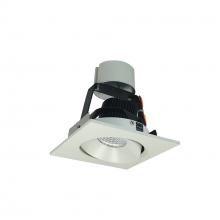  NIR-4SC50XWW - 4" Iolite LED Square Adjustable Cone Retrofit, 800lm / 14W, 5000K, White Reflector / White