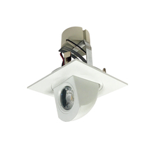  NLCBC-487030XMPW/A - 4" Cobalt Square Adjustable Elbow LED Retrofit, 800lm / 12W, 3000K, Matte Powder White Finish