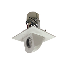  NLCBC-487040XW/A - 4" Cobalt Square Adjustable Elbow LED Retrofit, 800lm / 12W, 4000K, White Finish