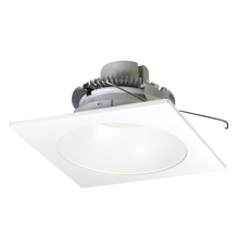  NLCBC2-65327MPW/10 - 6" Cobalt Click LED Retrofit, Square Reflector with Round Aperture, 1000lm / 12W, 2700K, Matte