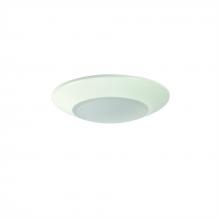  NLOPAC-R4509T2450W - 4" AC Opal LED Surface Mount, 700lm / 10.5W, 5000K, White finish