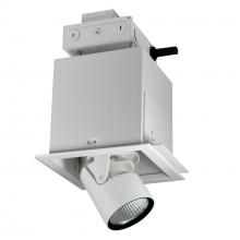  NMRTLGPD-11D2L2027SW - Pull-Down LED Trimless 1-Head MLS, 30W / 2100lm per Head, Spot, 2700K, White, 277V 0-10V Dimming