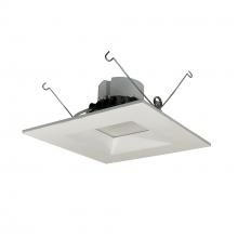  NOX-63640WW - 6" Onyx Square LED Retrofit Reflector, 750lm / 12W, 4000K, White finish