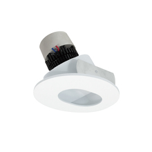  NPR-4RSL40XMPW - 4" Pearl LED Round Adjustable Slot Aperture Retrofit, 1000lm / 12W, 4000K, Matte Powder White