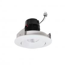  NPRLV-4RC27XMPW - 4" Pearl Low Voltage LED Round Adjustable Cone Retrofit, 1200lm / 11W, 2700K, Matte Powder White