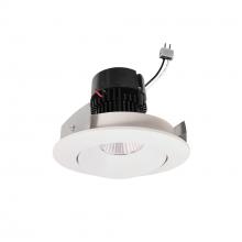  NPRLV-4RC35XWW - 4" Pearl Low Voltage LED Round Adjustable Cone Retrofit, 1200lm / 11W, 3500K, White Reflector /