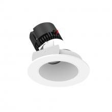  NPRLV-4RSLA27XMPW - 4" Pearl Low Voltage LED Round Adjustable Slot Retrofit, 1050lm / 11W, 2700K, Matte Powder White