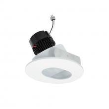  NPRLV-4RSL27XMPW - 4" Pearl Low Voltage LED Round Adjustable Slot Aperture Retrofit, 950lm / 11W, 2700K, Matte