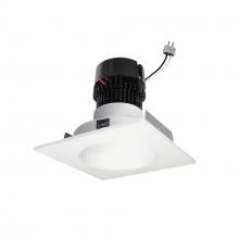  NPRLV-4SNDC30XMPW - 4" Pearl Low Voltage LED Square Retrofit Reflector with Round Aperture, 1150lm / 11W, 3000K,