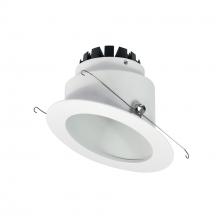  NRM3-6S1L235NW - 6" Marquise III Round Slope Reflector, 1200lm, 3500K, Narrow Flood Optic, White Reflector/White