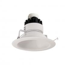  NRMC3-61L135NWW - 6" Marquise III Retrofit, White Reflector/White Flange, 120-277V; 0-10V Dimming, 1300lm / 12W,