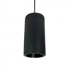  NYLI-6PL201BBB - 6" Cylinder, Black, Pendant Mount, 20W Med. Base, Ref., Black