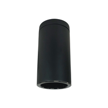  NYLS3-6S1L235FP01BBB - 6" Sapphire III Surface Mount Black Cylinder, Black Reflector/Black Flange, 120V; Phase Dimming,