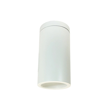  NYLS3-6S1L135NC12WWW - 6" Sapphire III Surface Mount White Cylinder, Matte Powder White Reflector/Matte Powder White