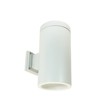  NYLS3-6W1L235FC12WWW - 6" Sapphire III Wall Mount White Cylinder, Matte Powder White Reflector/Matte Powder White