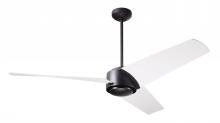  AMB-MB-56-MW-NL-WC - Ambit DC Fan- Matte Black Finish; 56" Matte White Blades; No Light; Wall Control