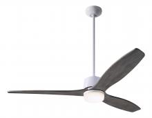  ARB-GW-54-GY-870-RC - Arbor DC Fan; Gloss White Finish; 54" Graywash Blades; 17W LED; Remote Control