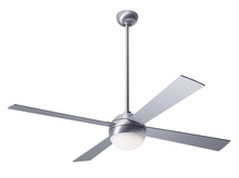  BAL-BA-42-WH-652-002 - Ball Fan; Brushed Aluminum Finish; 42" White Blades; 20W LED; Fan Speed and Light Control (3-wir