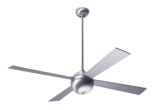  BAL-BA-42-WH-NL-001 - Ball Fan; Brushed Aluminum Finish; 42" White Blades; No Light; Fan Speed Control