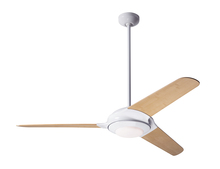  FLO-GW-52-NK-372-002 - Flow Fan; Gloss White Finish; 52" Nickel Blades; 20W LED; Fan Speed and Light Control (3-wire)