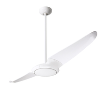  IC2-GW-56-WH-NL-RC - IC/Air (2 Blade ) Fan; Gloss White Finish; 56" White Blades; No Light; Remote Control