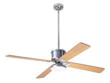  IND-GV-50-MP-272-WC - Industry DC Fan; Galvanized Finish; 50" Maple Blades; 20W LED Open; Wall Control