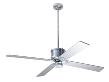  IND-GV-50-SV-NL-WC - Industry DC Fan; Galvanized Finish; 50" Silver Blades; No Light; Wall Control