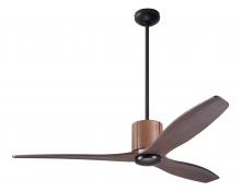  LLX-DBTA-54-MG-NL-RC - LeatherLuxe DC Fan; Dark Bronze Finish with Tan Leather; 54" Mahogany Blades; No Light; Remote C