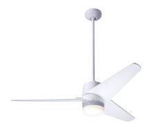  VEL-GW-48-WH-853-WC - Velo DC Fan; Gloss White Finish; 48" White Blades; 17W LED; Wall Control