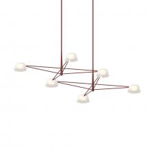  2036.73W - 6-Light Rectangle Pendant