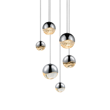  2915.01-AST - 6-Light Round Assorted LED Pendant