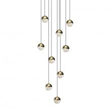  2916.14-SML - 9-Light Round Small LED Pendant