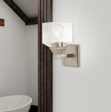  10381-91 - 1 Lt Brushed Nickel Wall Sconce