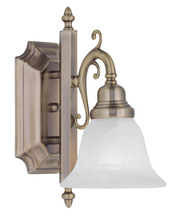  1281-01 - 1 Light Antique Brass Bath Light