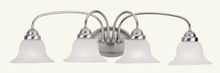  1534-91 - 4 Light Brushed Nickel Bath Light