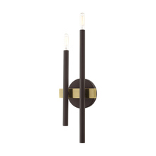  15582-07 - 2 Lt Bronze Wall Sconce