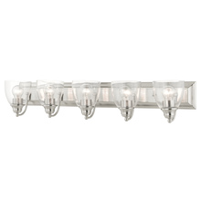  17075-91 - 5 Lt Brushed Nickel Vanity Sconce