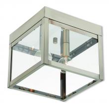  20588-91 - 2 Lt BN Outdoor Ceiling Mount