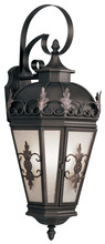  2196-07 - 3 Light Bronze Outdoor Wall Lantern