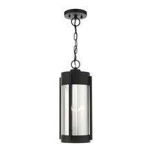  22385-04 - 2 Lt Black Outdoor Pendant Lantern