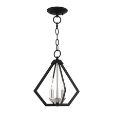  40922-04 - 2 Lt Black Chandelier